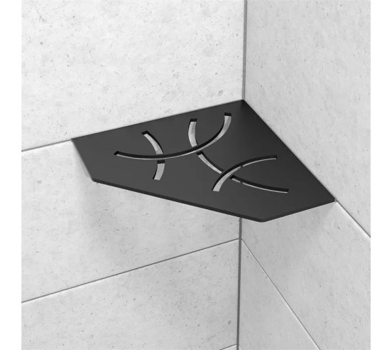 Tablette d'angle de douche SHELF-E-S2 19,5x19,5cm CURVE D6 SCHLUTER - 24