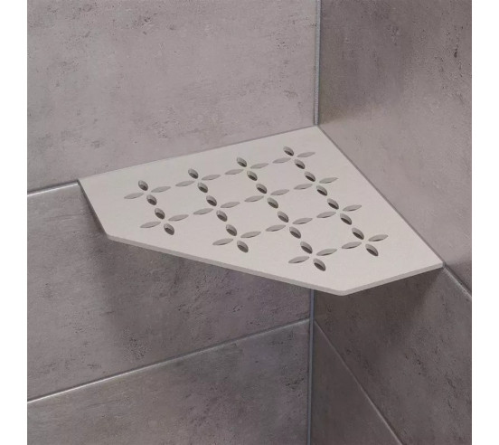 Tablette d'angle de douche SHELF-E-S2 19,5x19,5cm FLORAL D5 SCHLUTER - 15