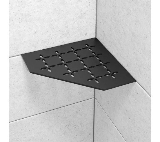 Tablette d'angle de douche SHELF-E-S2 19,5x19,5cm FLORAL D5 SCHLUTER - 24