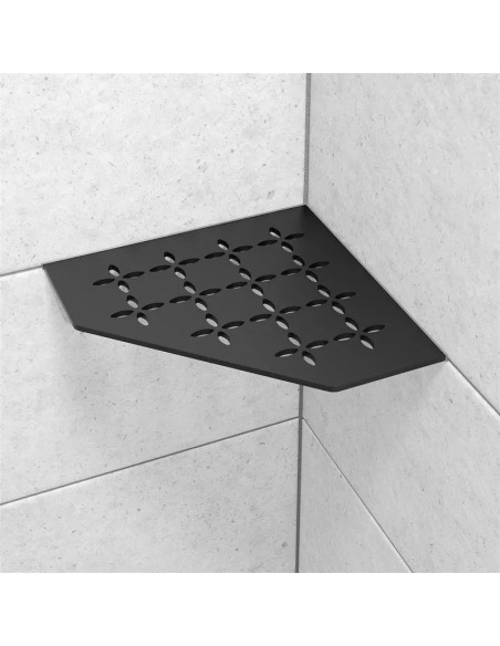 Tablette d'angle de douche SHELF-E-S2 19,5x19,5cm FLORAL D5 SCHLUTER - 24