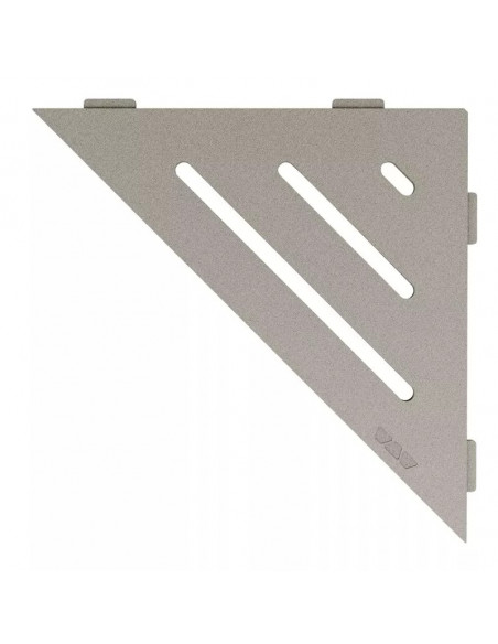 Tablette d'angle de douche SHELF-E-S1 21x21cm WAVE D10 SCHLUTER - 7