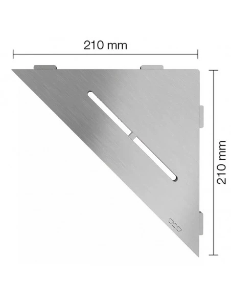 Tablette d'angle de douche SHELF-E-S1 21x21cm PURE D7 SCHLUTER - 2