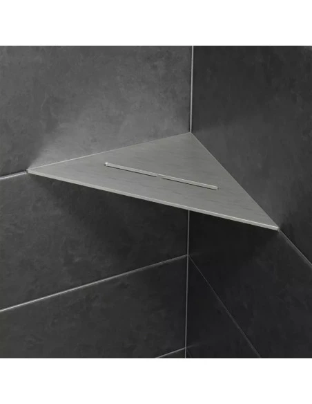 Tablette d'angle de douche SHELF-E-S1 21x21cm PURE D7 SCHLUTER - 4