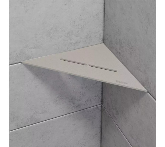 Tablette d'angle de douche SHELF-E-S1 21x21cm PURE D7 SCHLUTER - 10