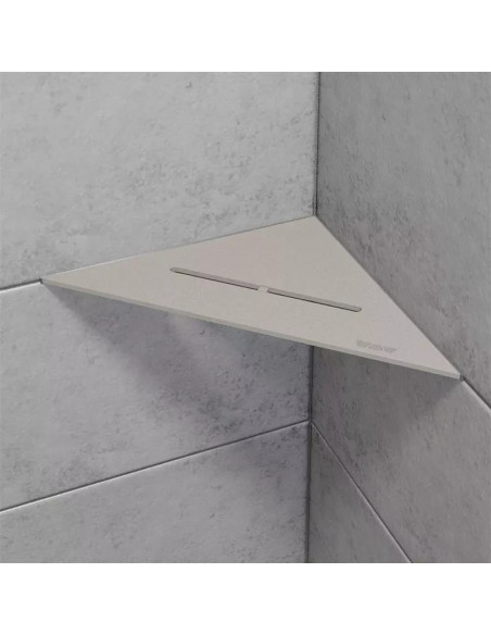 Tablette d'angle de douche SHELF-E-S1 21x21cm PURE D7 SCHLUTER - 10