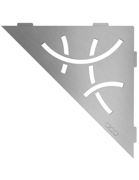 Tablette d'angle de douche SHELF-E-S1 21x21cm CURVE D6 SCHLUTER - 2
