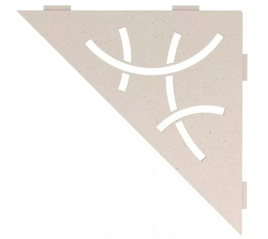 Tablette d'angle de douche SHELF-E-S1 21x21cm CURVE D6 SCHLUTER - 4