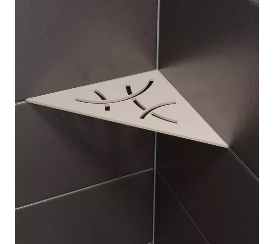 Tablette d'angle de douche SHELF-E-S1 21x21cm CURVE D6 SCHLUTER - 9