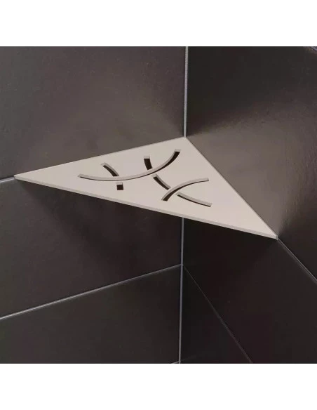 Tablette d'angle de douche SHELF-E-S1 21x21cm CURVE D6 SCHLUTER - 9