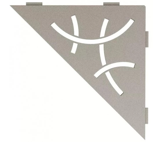 Tablette d'angle de douche SHELF-E-S1 21x21cm CURVE D6 SCHLUTER - 10