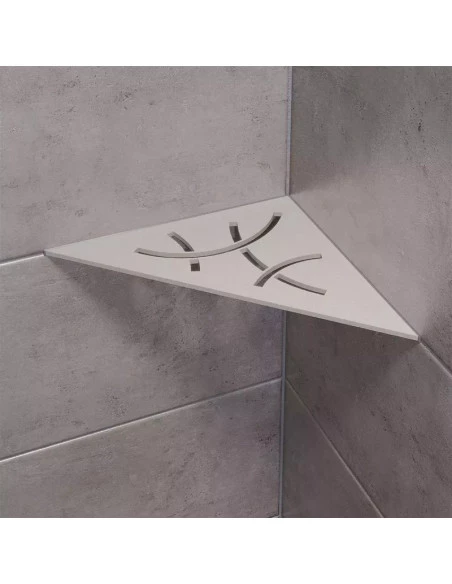 Tablette d'angle de douche SHELF-E-S1 21x21cm CURVE D6 SCHLUTER - 15
