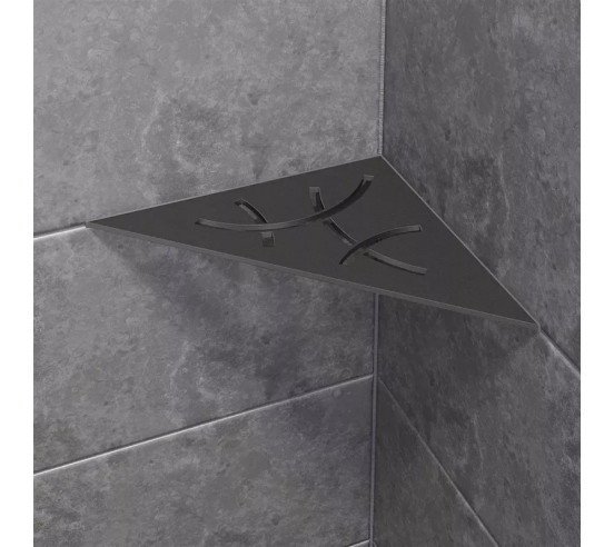 Tablette d'angle de douche SHELF-E-S1 21x21cm CURVE D6 SCHLUTER - 18