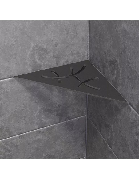 Tablette d'angle de douche SHELF-E-S1 21x21cm CURVE D6 SCHLUTER - 18
