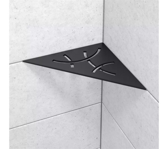 Tablette d'angle de douche SHELF-E-S1 21x21cm CURVE D6 SCHLUTER - 24