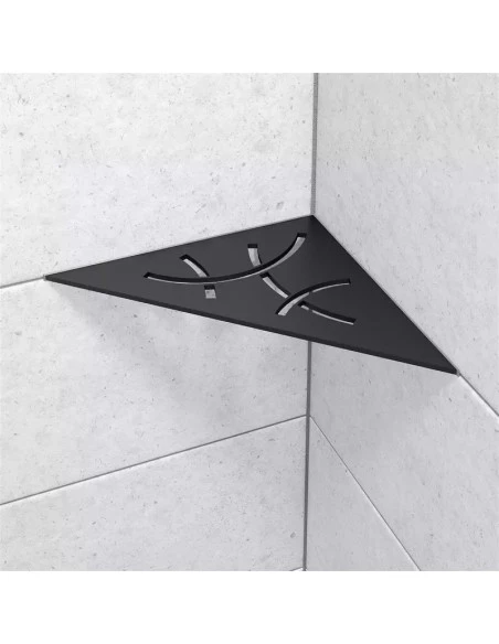 Tablette d'angle de douche SHELF-E-S1 21x21cm CURVE D6 SCHLUTER - 24