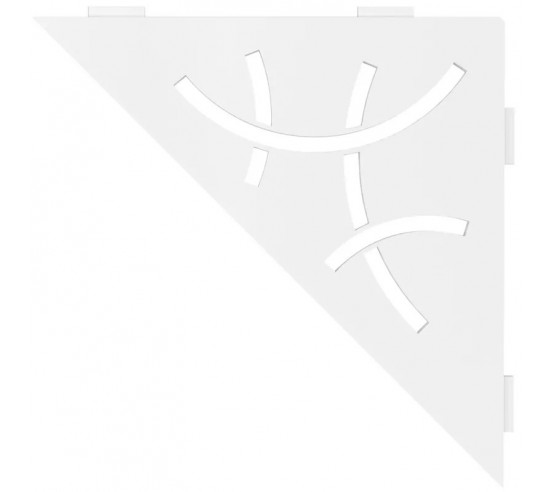 Tablette d'angle de douche SHELF-E-S1 21x21cm CURVE D6 SCHLUTER - 25