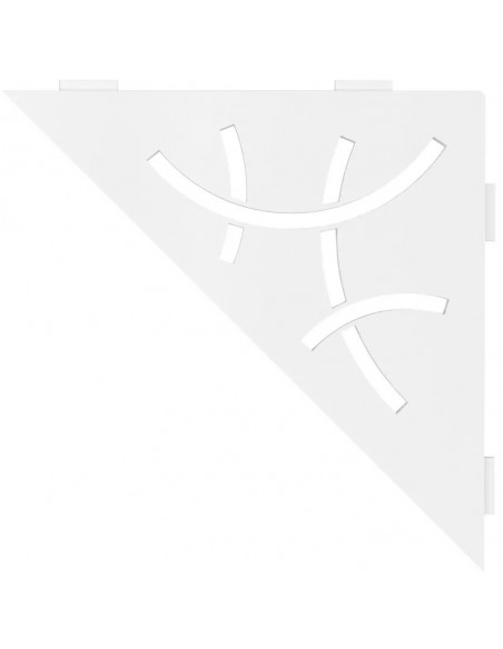 Tablette d'angle de douche SHELF-E-S1 21x21cm CURVE D6 SCHLUTER - 25
