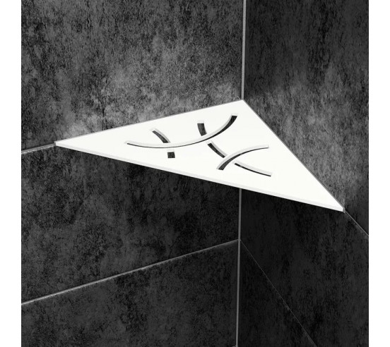 Tablette d'angle de douche SHELF-E-S1 21x21cm CURVE D6 SCHLUTER - 27