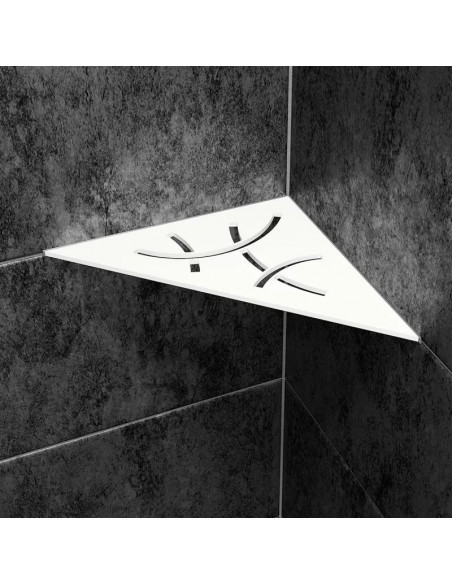 Tablette d'angle de douche SHELF-E-S1 21x21cm CURVE D6 SCHLUTER - 27