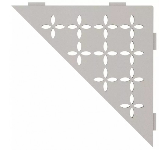 Tablette d'angle de douche SHELF-E-S1 21x21cm FLORAL D6 SCHLUTER - 8