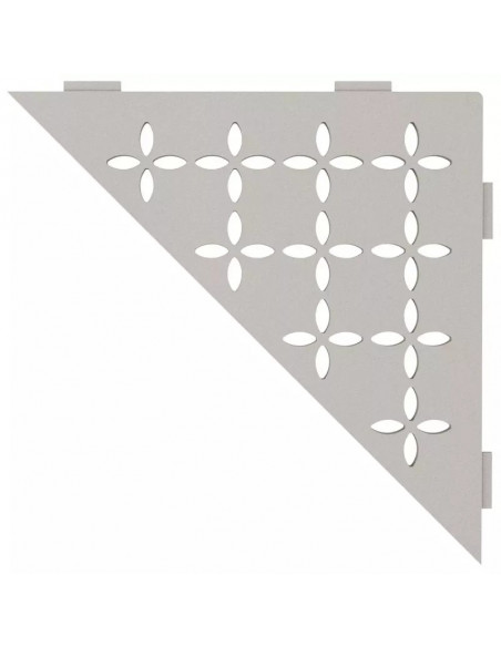 Tablette d'angle de douche SHELF-E-S1 21x21cm FLORAL D6 SCHLUTER - 8
