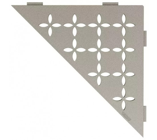 Tablette d'angle de douche SHELF-E-S1 21x21cm FLORAL D6 SCHLUTER - 11