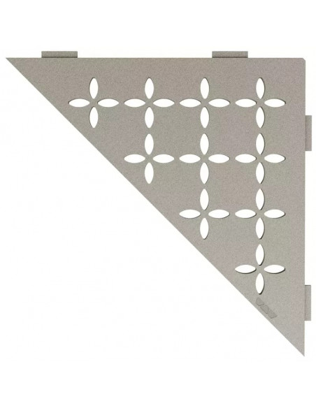 Tablette d'angle de douche SHELF-E-S1 21x21cm FLORAL D6 SCHLUTER - 11