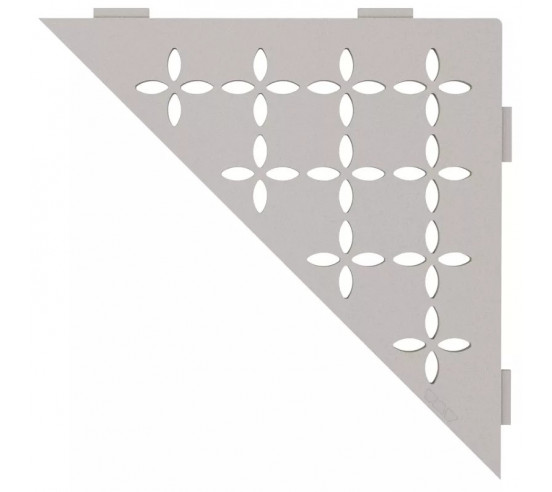 Tablette d'angle de douche SHELF-E-S1 21x21cm FLORAL D6 SCHLUTER - 14