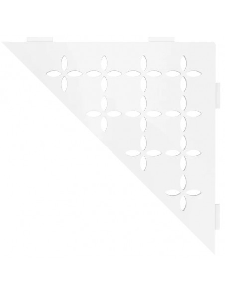 Tablette d'angle de douche SHELF-E-S1 21x21cm FLORAL D6 SCHLUTER - 25