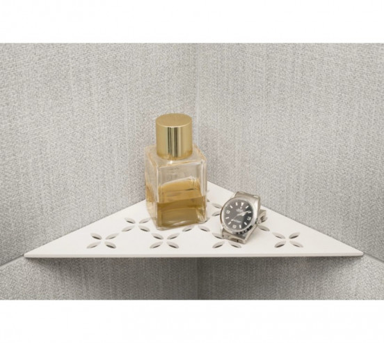 Tablette d'angle de douche SHELF-E-S1 21x21cm FLORAL D5 SCHLUTER - 9