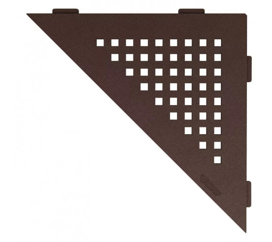 Tablette d'angle de douche SHELF-E-S1 21x21cm SQUARE D3 SCHLUTER - 14
