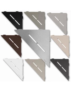 Tablette d'angle de douche SHELF-E-S1 21x21cm PURE D7 SCHLUTER - 1