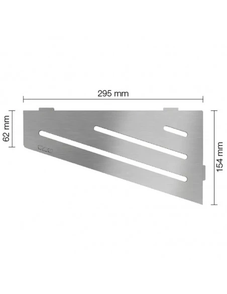 Tablette d'angle de douche SHELF-E-S3 29.5x15.4cm WAVE D10 SCHLUTER - 2