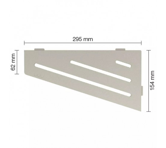 Tablette d'angle de douche SHELF-E-S3 29.5x15.4cm WAVE D10 SCHLUTER - 7