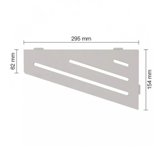 Tablette d'angle de douche SHELF-E-S3 29.5x15.4cm WAVE D10 SCHLUTER - 11