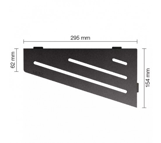 Tablette d'angle de douche SHELF-E-S3 29.5x15.4cm WAVE D10 SCHLUTER - 13