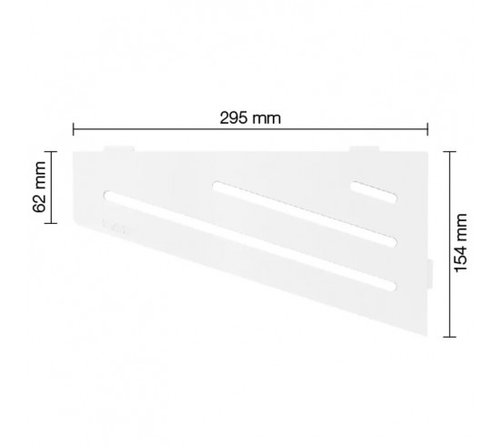 Tablette d'angle de douche SHELF-E-S3 29.5x15.4cm WAVE D10 SCHLUTER - 19