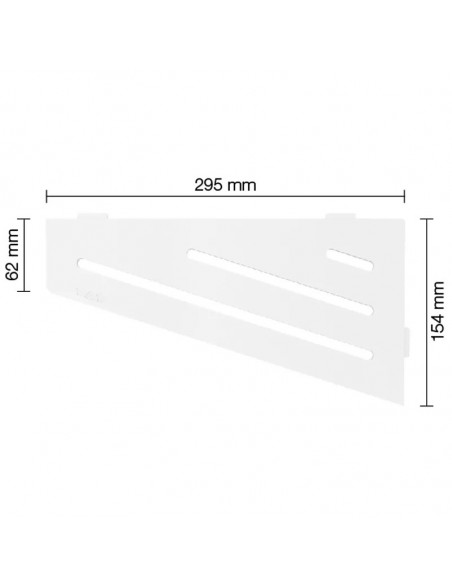 Tablette d'angle de douche SHELF-E-S3 29.5x15.4cm WAVE D10 SCHLUTER - 19