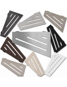 Tablette d'angle de douche SHELF-E-S3 29.5x15.4cm WAVE D10 SCHLUTER - 1