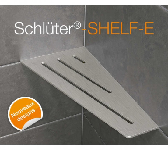 Tablette d'angle de douche SHELF-E-S3 29.5x15.4cm WAVE D10 SCHLUTER - 5