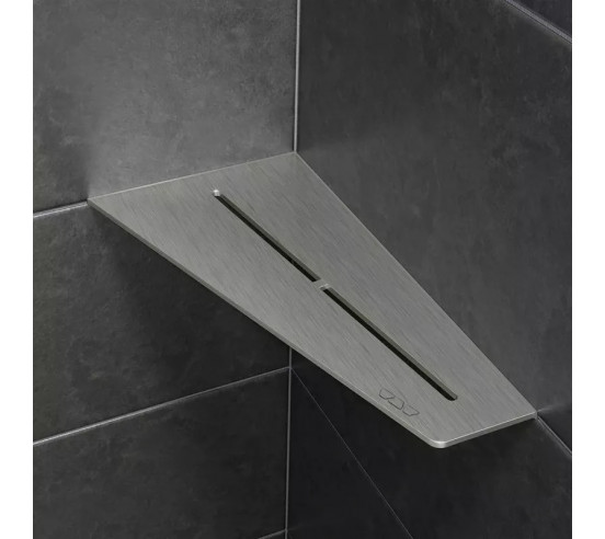 Tablette d'angle de douche SHELF-E-S3 29.5x15.4cm PURE D7 SCHLUTER - 3