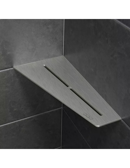 Tablette d'angle de douche SHELF-E-S3 29.5x15.4cm PURE D7 SCHLUTER - 3
