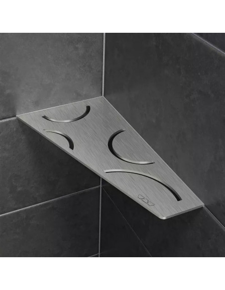 Tablette d'angle de douche SHELF-E-S3 29.5x15.4cm CURVE D6 SCHLUTER - 3