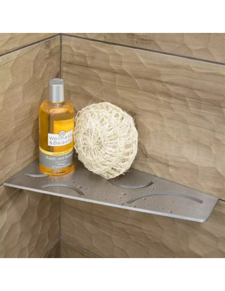 Tablette d'angle de douche SHELF-E-S3 29.5x15.4cm CURVE D6 SCHLUTER - 4