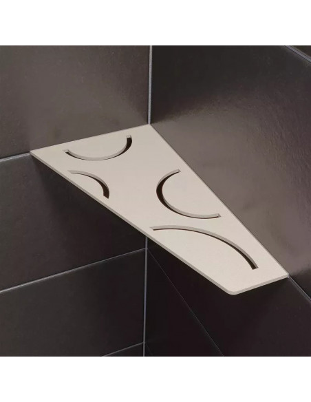 Tablette d'angle de douche SHELF-E-S3 29.5x15.4cm CURVE D6 SCHLUTER - 10