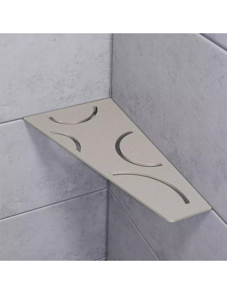 Tablette d'angle de douche SHELF-E-S3 29.5x15.4cm CURVE D6 SCHLUTER - 13