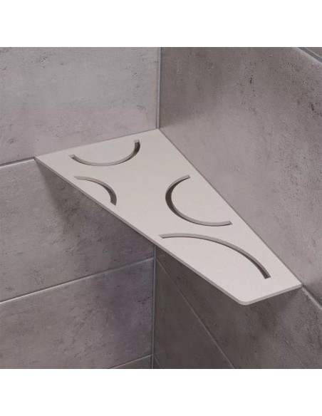 Tablette d'angle de douche SHELF-E-S3 29.5x15.4cm CURVE D6 SCHLUTER - 16
