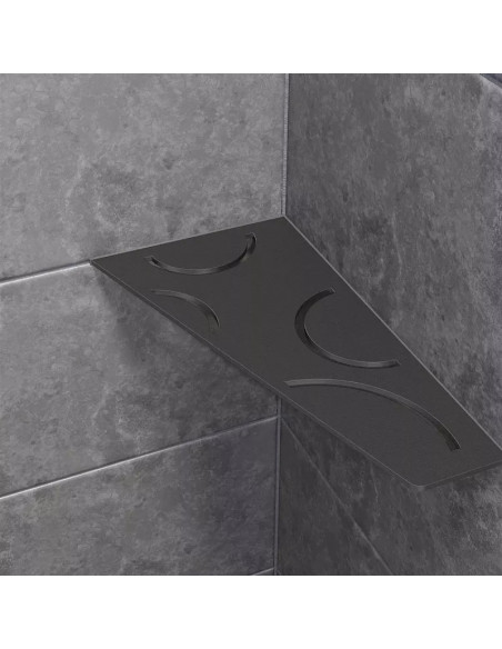 Tablette d'angle de douche SHELF-E-S3 29.5x15.4cm CURVE D6 SCHLUTER - 19