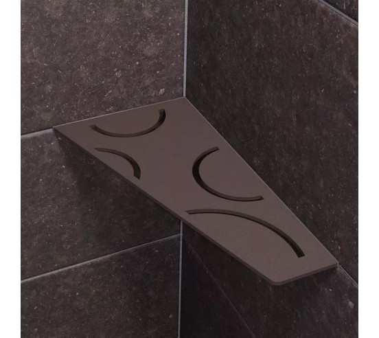 Tablette d'angle de douche SHELF-E-S3 29.5x15.4cm CURVE D6 SCHLUTER - 22