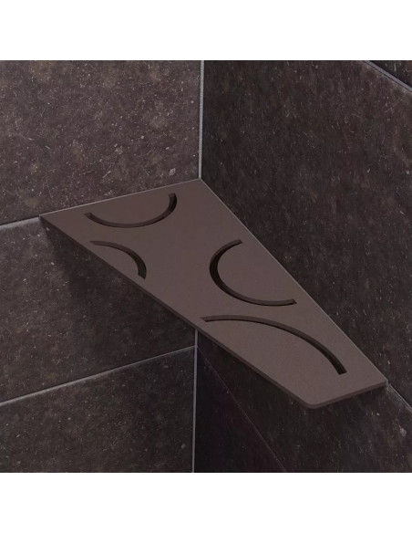 Tablette d'angle de douche SHELF-E-S3 29.5x15.4cm CURVE D6 SCHLUTER - 22